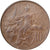 Francia, 10 Centimes, Daniel-Dupuis, 1914, Paris, Bronce, MBC, Gadoury:277