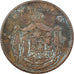 Rumunia, Carol I, 10 Bani, 1867, Miedź, VF(30-35)