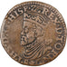 Spanish Netherlands, Philip II, Liard, 1586, Tournai, Copper, VF(30-35)