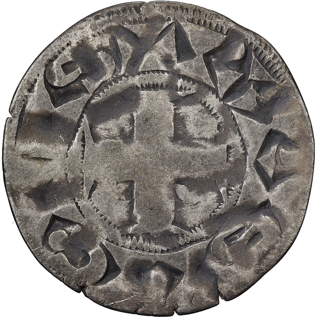 France, Philip II, Denier, 1180-1223, Paris, Billon, VF(30-35)