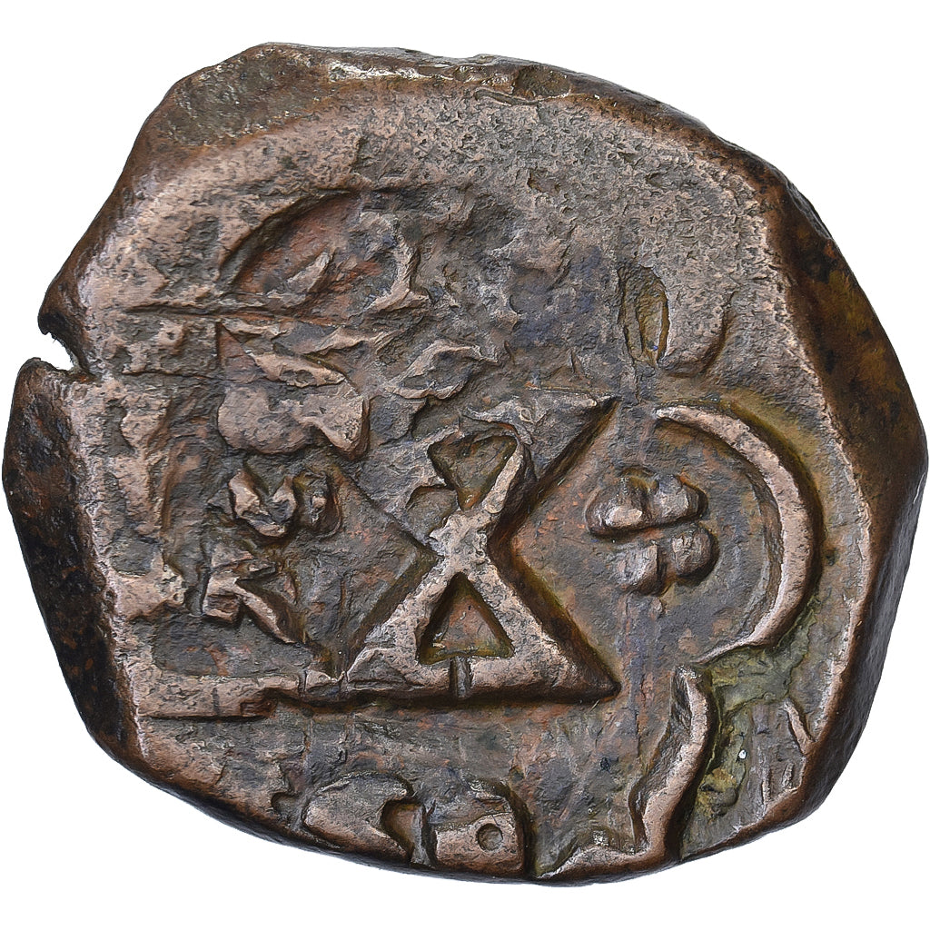 Spanien, Philip IV, 8 Maravedis, 1652, Countermark, Kupfer, S+