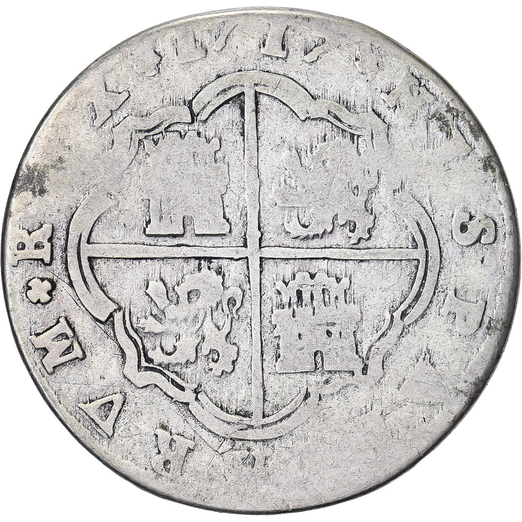 Spagna, Philip V, 2 Reales, 1724, Segovia, Argento, B+