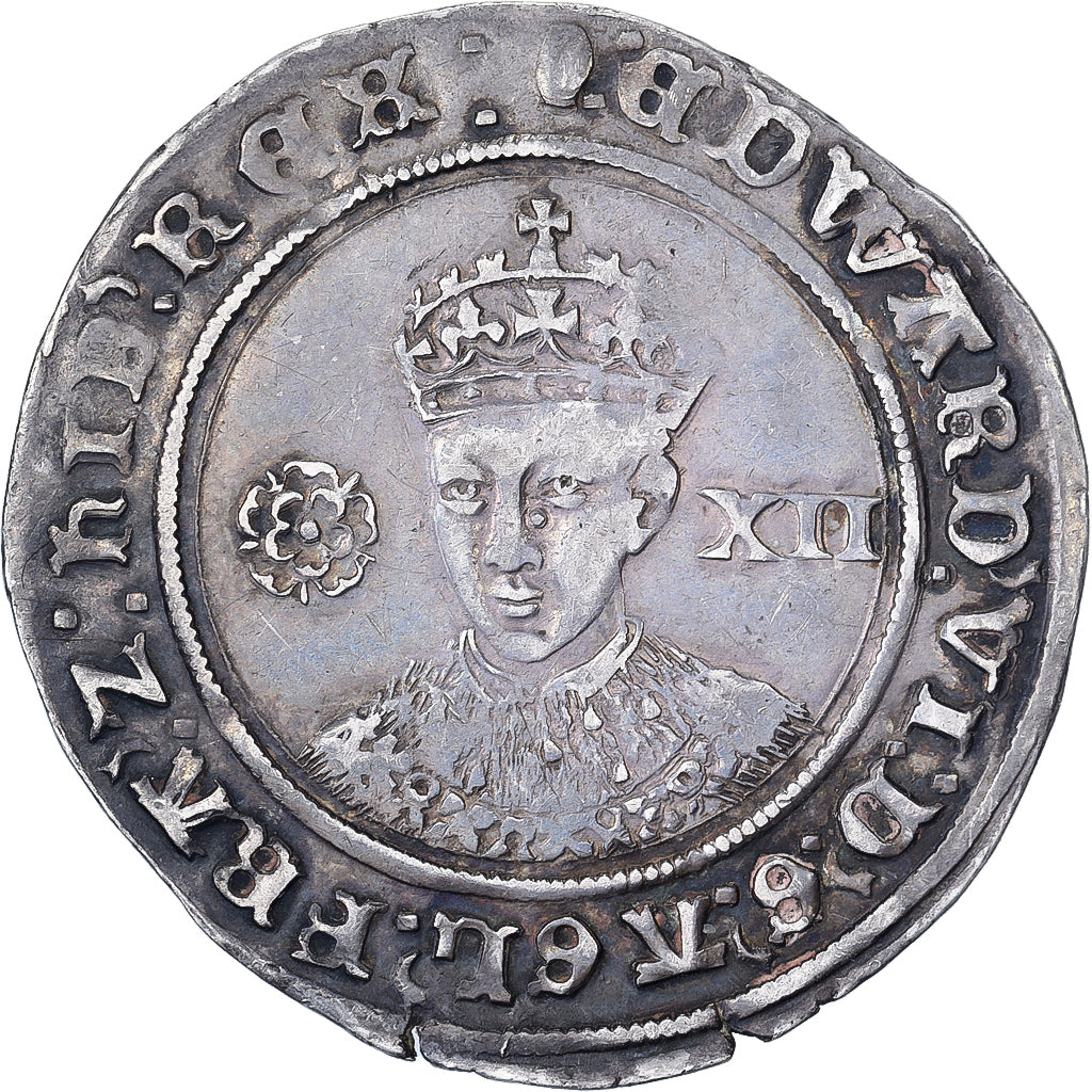 Great Britain, Edward VI, Shilling, 1551-1553, London, Silver, AU(50-53)