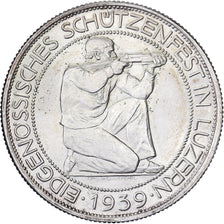 Switzerland, 5 Francs, Lucerne (Luzern) Shooting Festival, 1939, Bern, Silver