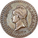 França, 1 Centime, Dupré, 1848, Paris, Cobre, AU(50-53), Gadoury:84