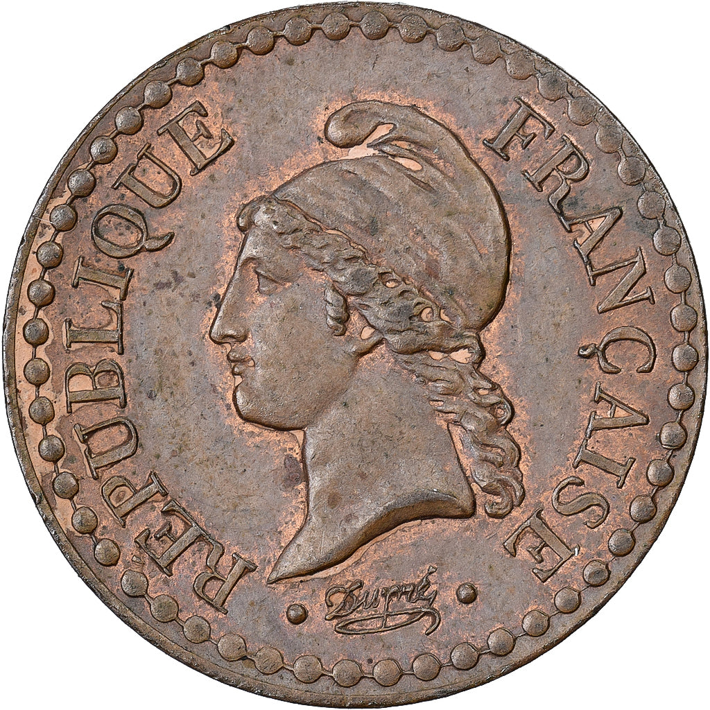 Francia, 1 Centime, Dupré, 1848, Paris, Rame, SPL-, Gadoury:84