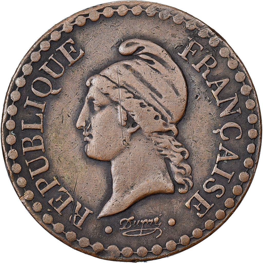 Francja, 1 Centime, Dupré, 1849, Paris, Miedź, EF(40-45), Gadoury:84