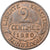 France, 2 Centimes, Daniel-Dupuis, 1920, Paris, Bronze, AU(50-53), Gadoury:107