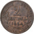 France, 2 Centimes, Daniel-Dupuis, 1914, Paris, Bronze, AU(50-53), Gadoury:107