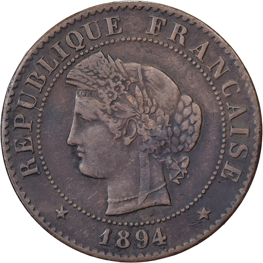 France, 1 Centime, Cérès, 1894, Paris, Bronze, TTB, Gadoury:88