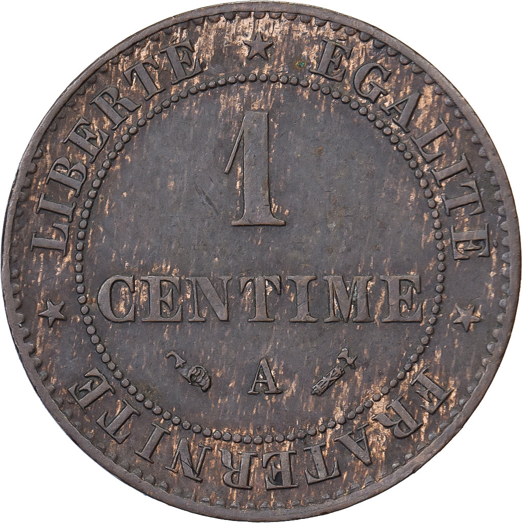 Francia, 1 Centime, Cérès, 1895, Paris, Bronce, EBC, Gadoury:88