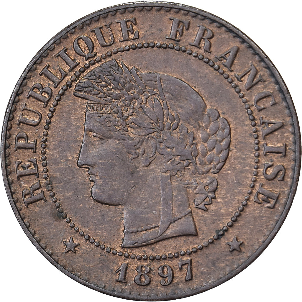 France, 1 Centime, Cérès, 1897, Paris, Bronze, SUP+, Gadoury:88