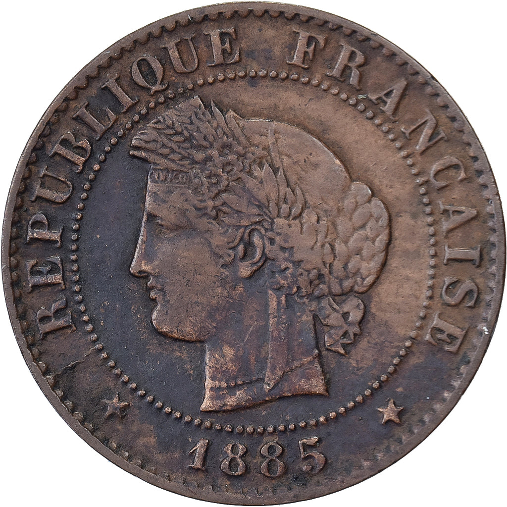 Francia, 1 Centime, Cérès, 1885, Paris, Bronce, MBC, Gadoury:88