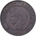 Frankrijk, 2 Centimes, Cérès, 1896, Paris, Bronzen, PR, Gadoury:105