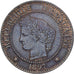 Frankreich, 2 Centimes, Cérès, 1897, Paris, Bronze, SS+, Gadoury:105