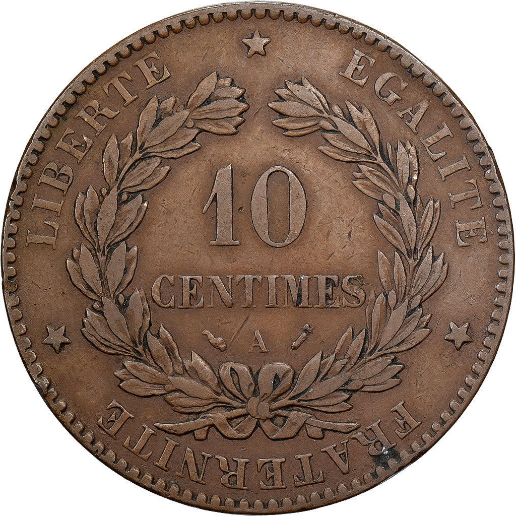 France, 10 Centimes, Cérès, 1895, Paris, Bronze, TTB, Gadoury:265a