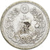 Giappone, Yoshihito, 10 Sen, Taishō Era, Yr. 3 (1914), Argento, BB+
