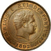Moneta, Portogallo, Carlos I, 20 Reis, 1892, SPL-, Bronzo, KM:533