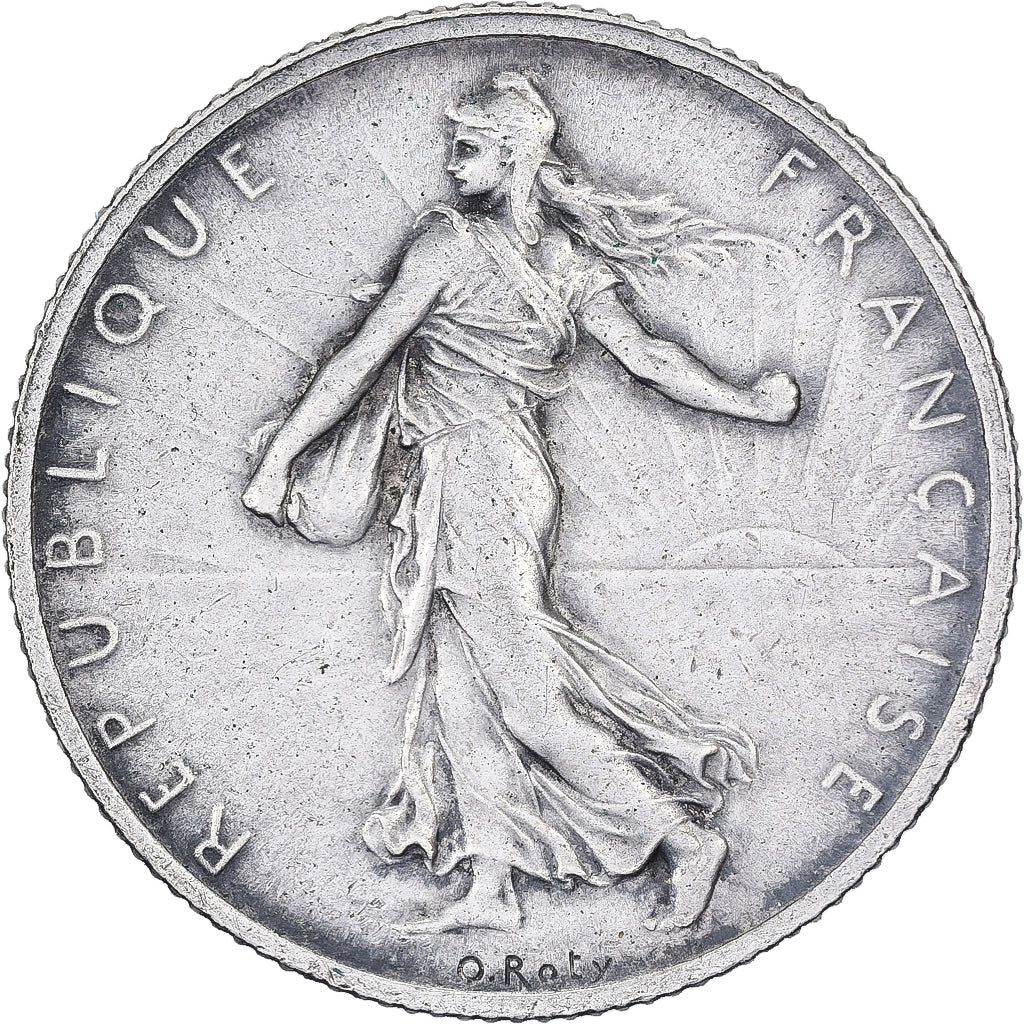 Frankreich, 2 Francs, Semeuse, 1914, Castelsarrasin, Silber, VZ