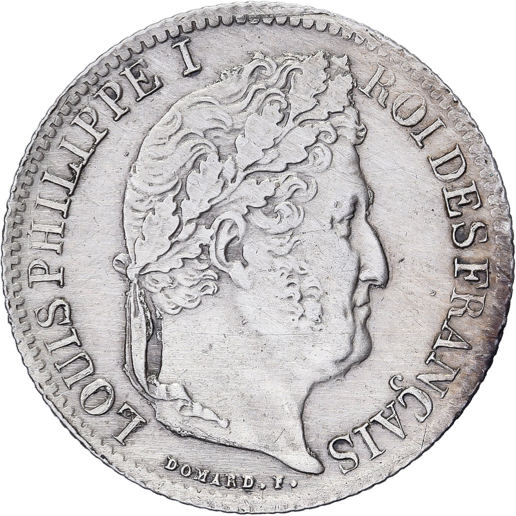 Francia, Louis Philippe I, 1/2 Franc, 1834, Paris, Plata, EBC, Gadoury:408