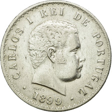 Munten, Portugal, Carlos I, 500 Reis, 1899, ZF+, Zilver, KM:535