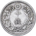 Japan, Yoshihito, 10 Sen, Taishō Era, Yr. 2 (1913), Silver, EF(40-45)