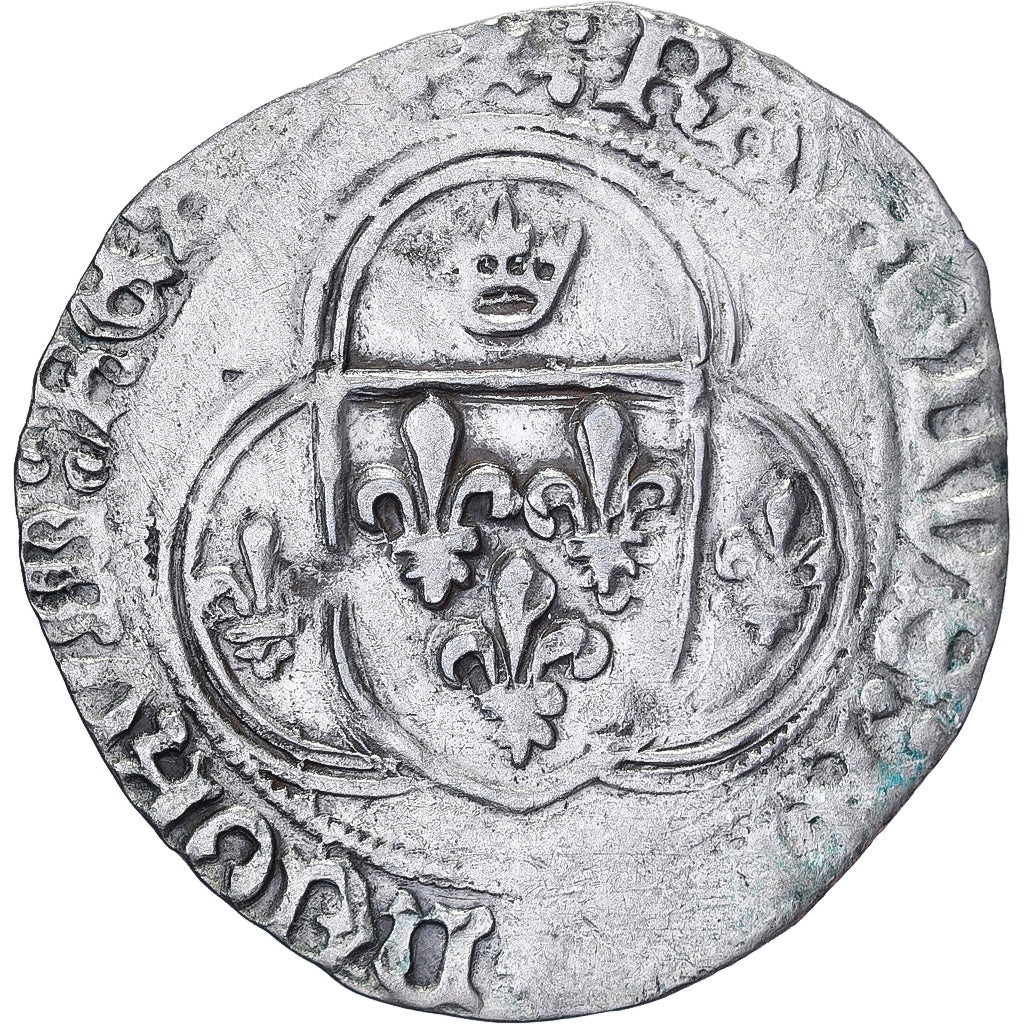 Frankrijk, Charles VIII, Blanc à la couronne de Bretagne, 1491-1498, Rennes