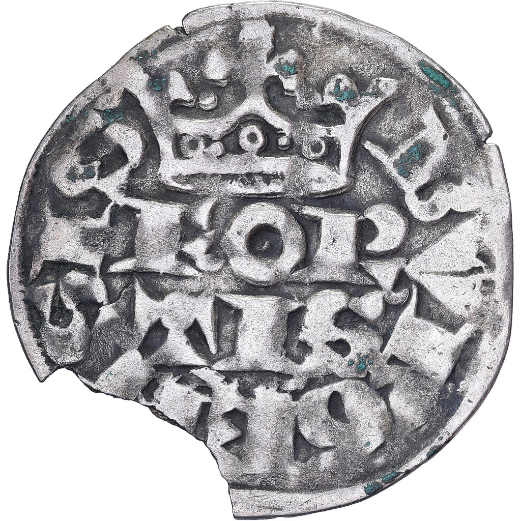 France, Philippe IV, Bourgeois fort, 1311-1314, Billon, VF(30-35)