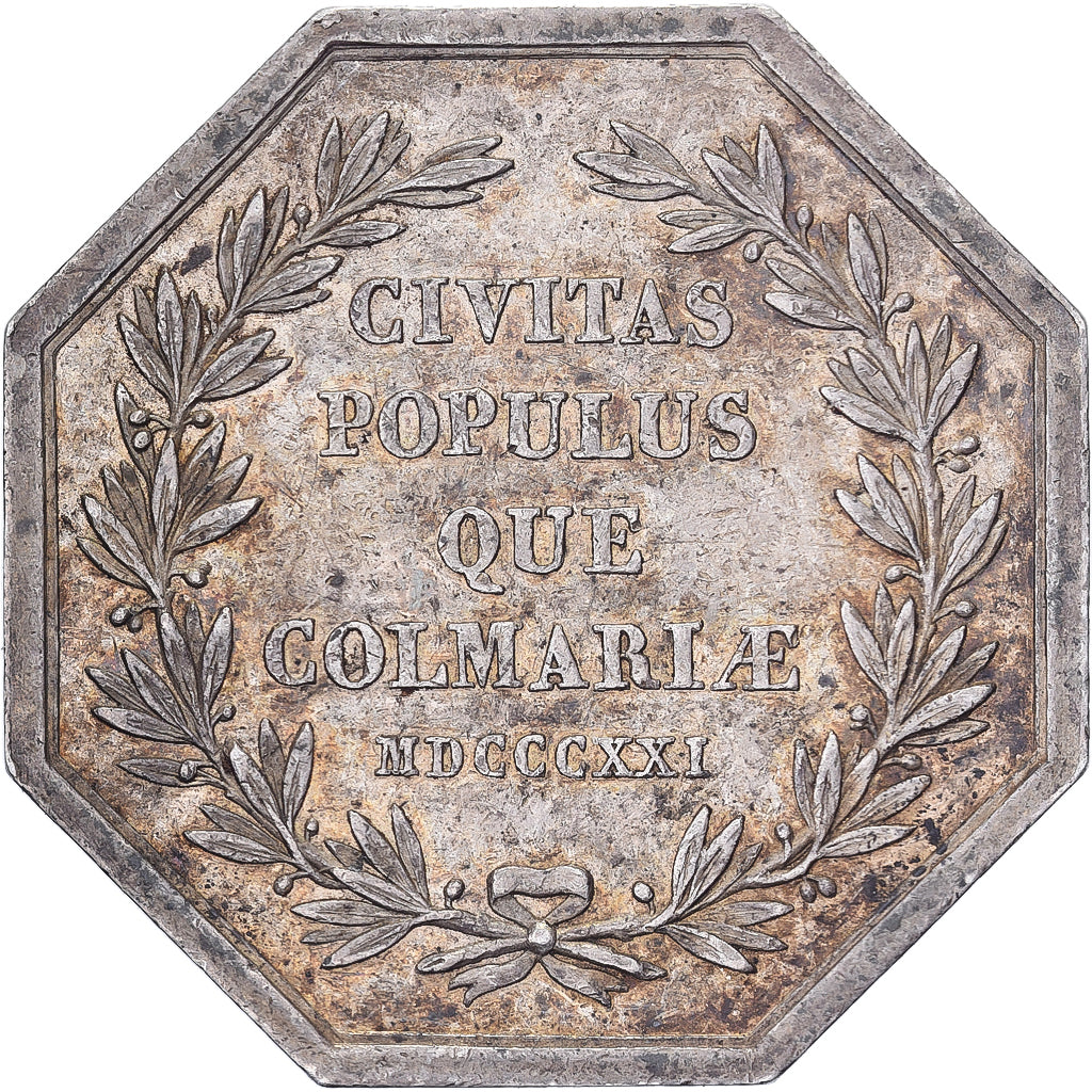 France, Token, Conseil Municipal de Colmar, n.d., Silver, AU(55-58)