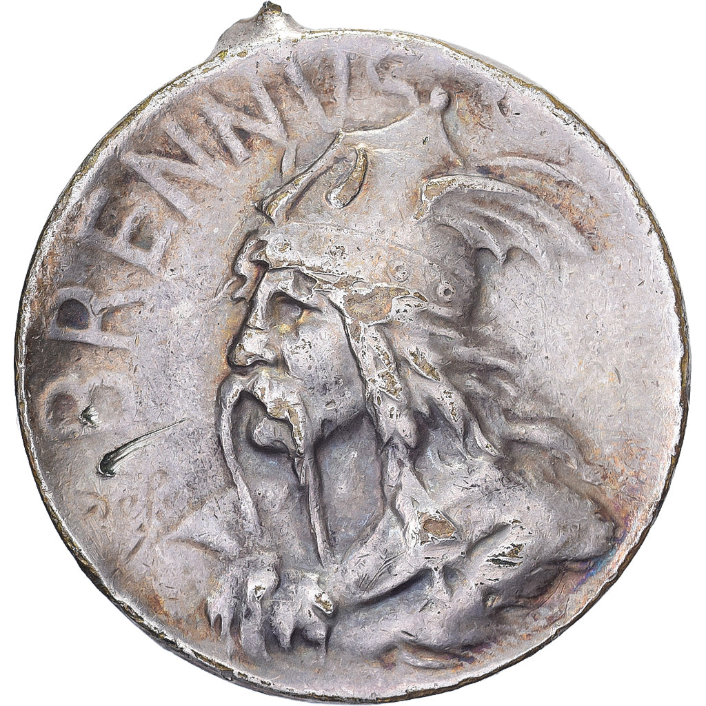 France, Medal, Vercingetorix & Brennus, Silvered Brass, EF(40-45)