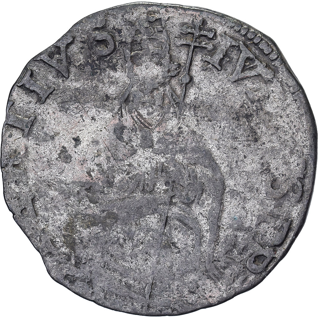 Comtat Venaissin, Jules III, Carlino, ND (1550-1555), Avignon, Billon, FR+