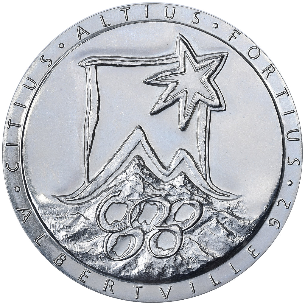 France, Medal, Participation medal, Albertville Olympic Winter Games, 1992