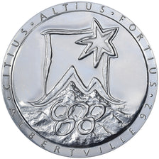 France, Medal, Participation medal, Albertville Olympic Winter Games, 1992