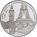 France, Medal, Tunnel sous la Manche - Elizabeth II, Mitterrand, 1994