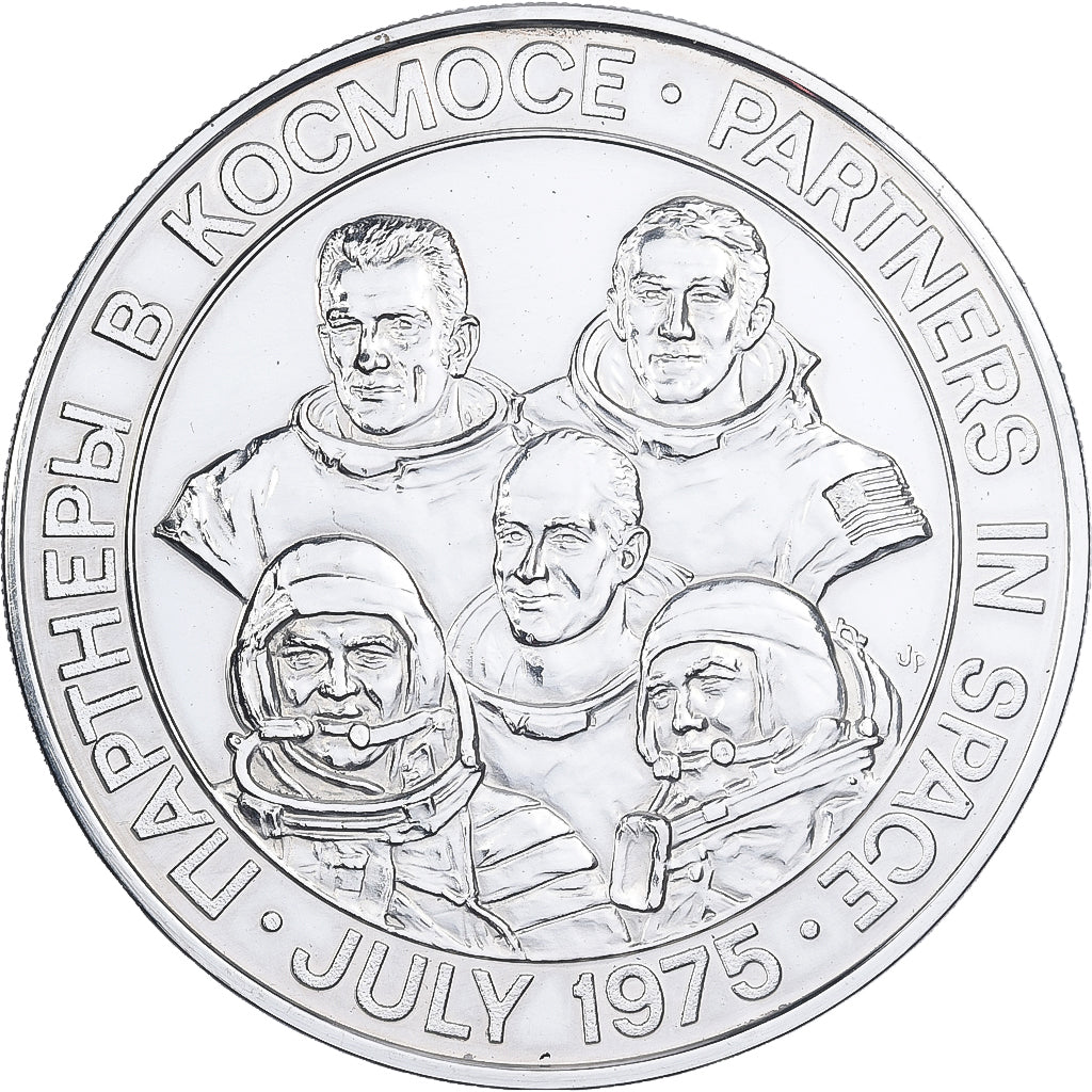 United States, Medal, Apollo-Soyouz, 1975, Silver, MS(63)