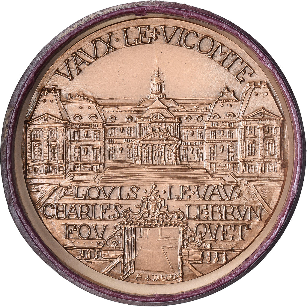 Frankrijk, Medaille, Château de Vaux-le-Vicomte, Bronzen, De Jaeger, UNC-