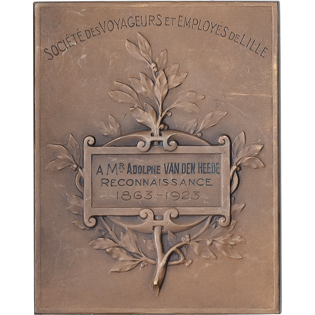 Francia, Plaquette, Mutualité, Bronzo, Coudray, SPL