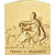 Frankreich, Plaquette, Travail et Solidarité, 1929, Gilt Bronze, Vernon, VZ