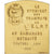 Frankreich, Plaquette, Travail et Solidarité, 1929, Gilt Bronze, Vernon, VZ