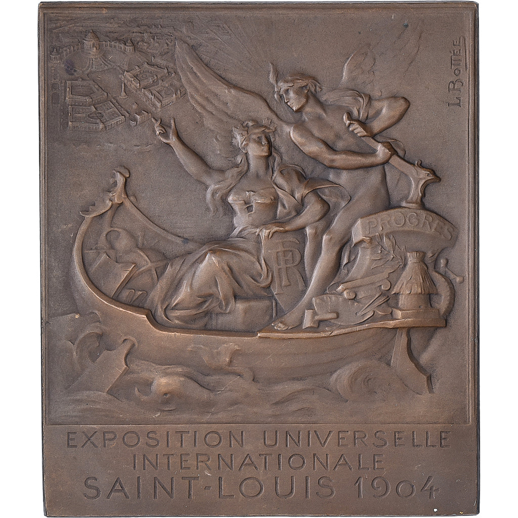 France, Médaille, Exposition Universelle Internationale, Saint-Louis, 1904