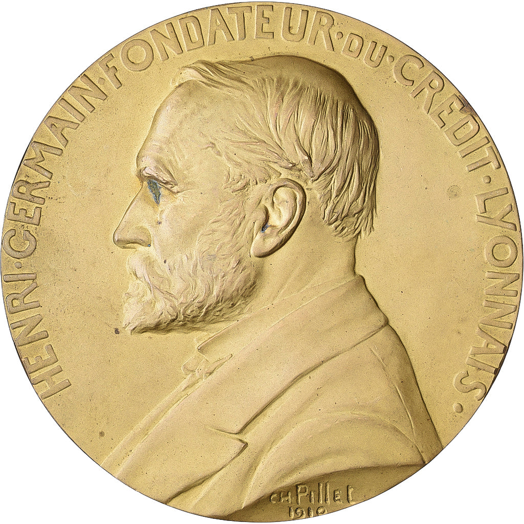 Frankrijk, Medaille, Henri Germain, Fondateur du Crédit Lyonnais, 1910