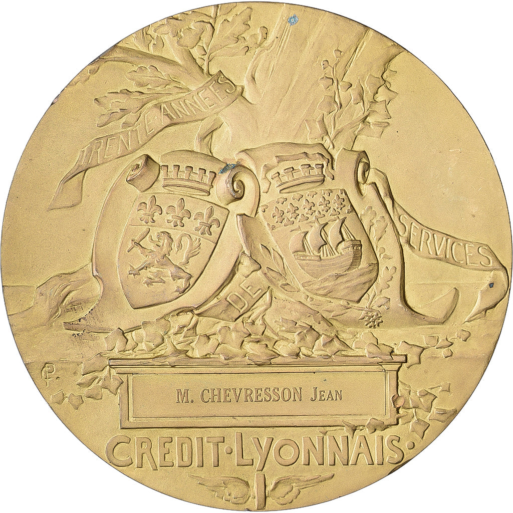 Frankrijk, Medaille, Henri Germain, Fondateur du Crédit Lyonnais, 1910