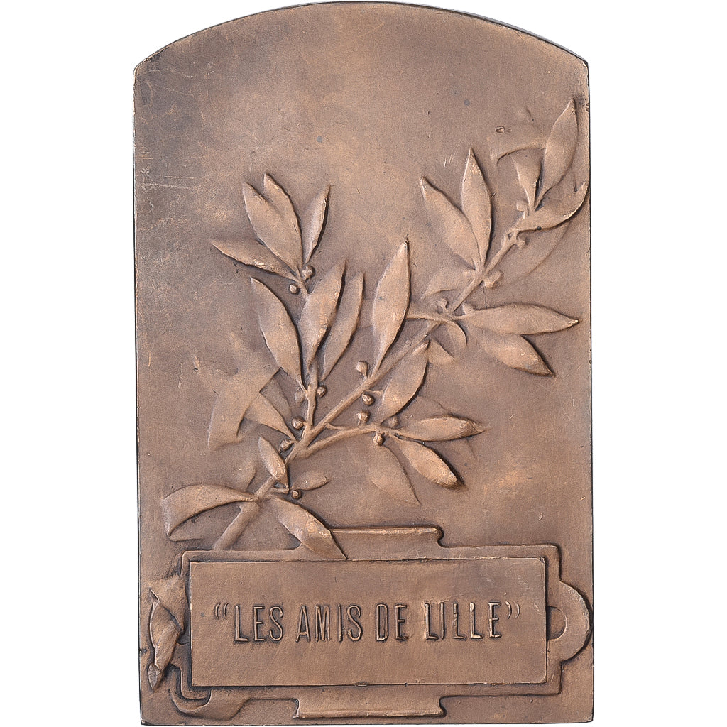 Francia, Plaquette, Amis de Lille, Bronzo, SPL