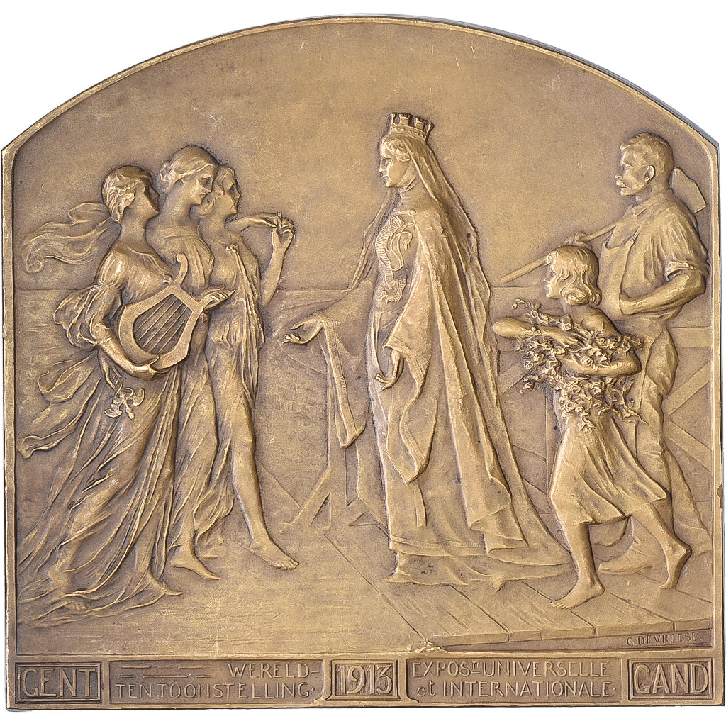 Francia, Plaquette, Exposition Universelle et Internationale de Gand, 1913