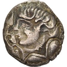 Suessiones, Denier CRICIRV, ca. 60-20 BC, Rare, Silver, AU(50-53)