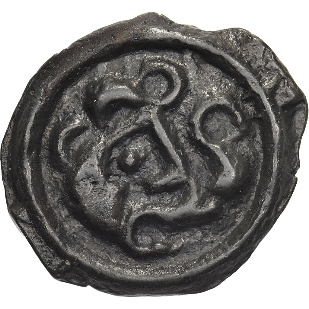 Gallia Belgica, Potin au Sanglier, ca. 60-20 BC, Potin, AU(55-58)