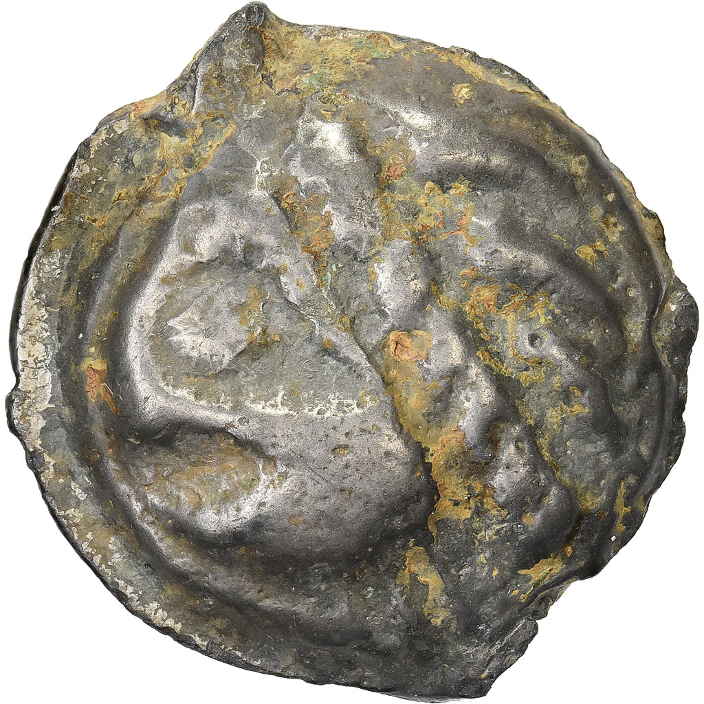 Leuci, Potin au Sanglier, 2nd-1st century BC, Potin, SS, Delestrée:227A