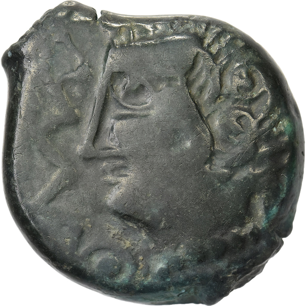 Aulerci Eburovices, Bronze au Cheval et au Sanglier, ca. 60-20 BC, Bronzo, BB