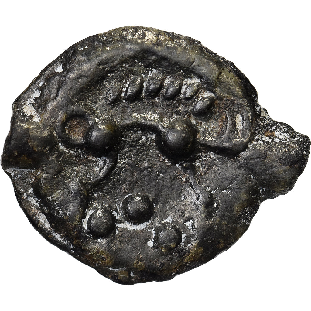 Aulerci Eburovices, Potin au Sanglier, ca. 60-40 BC, Potin, EF(40-45)