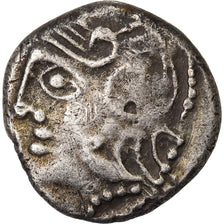 Aedui, Quinarius, 1st century BC, Silver, EF(40-45), Delestrée:3196